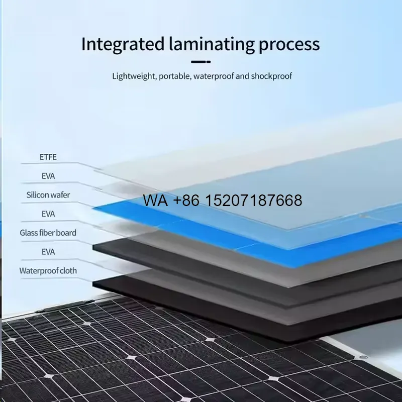 Solar Panel 200W - Wmwmnu untuk Hengli, Panel Surya Fleksibel