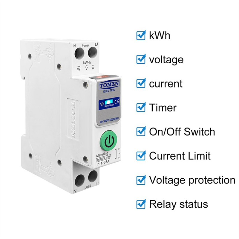 ABDE-TOMZN TOB9S-VAP TUYA Smar - Energy Monitor Meter ulasan dan harga