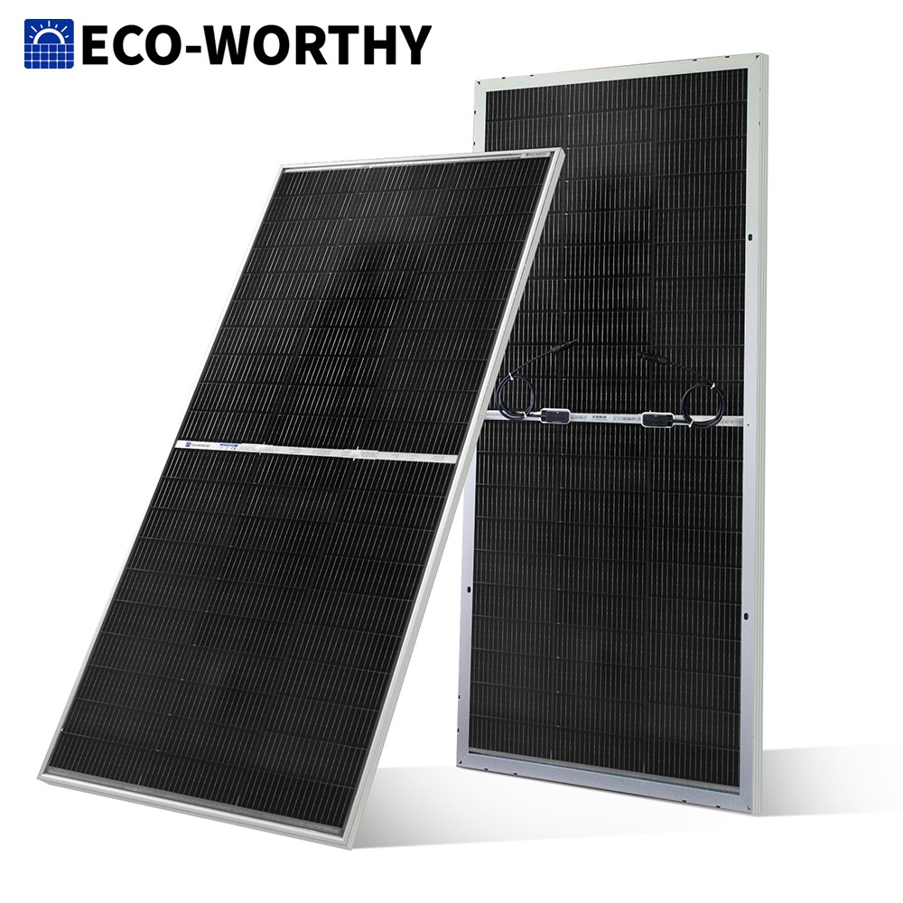 Panel Surya Bifacial ECO-WORTH - Solar Panel 200W ulasan dan harga