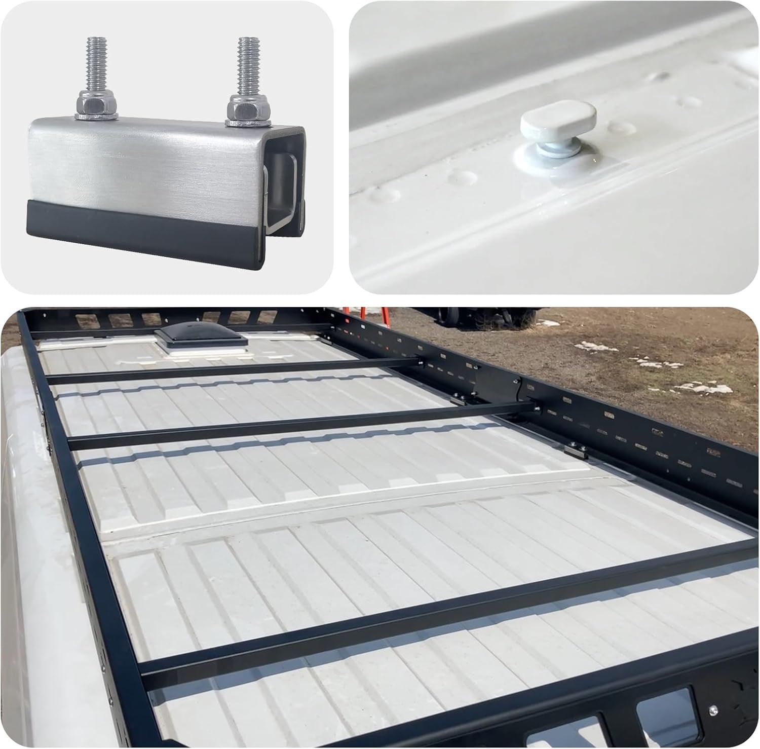 4 Paket Braket Pemasangan Rel  - Solar Panel ulasan dan harga