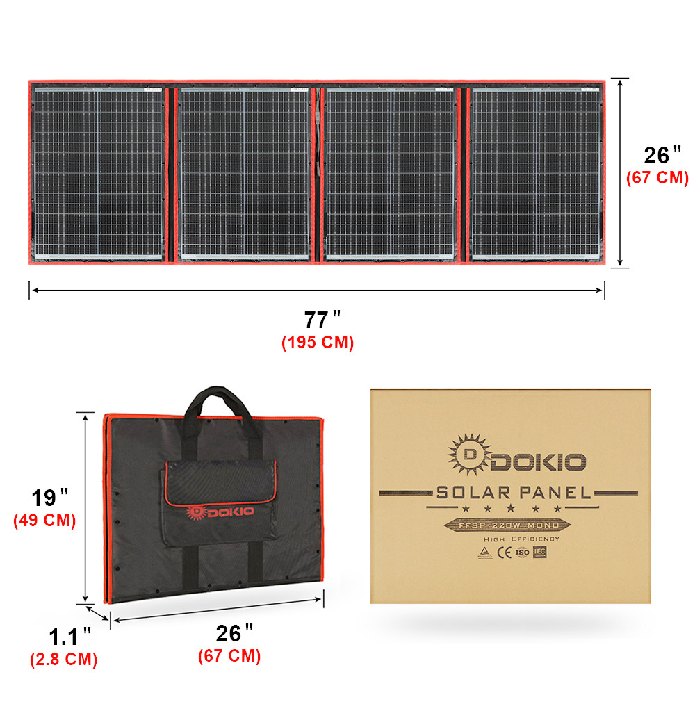 Panel Surya Lipat Fleksibel Me - Solar Panel 200W ulasan dan harga