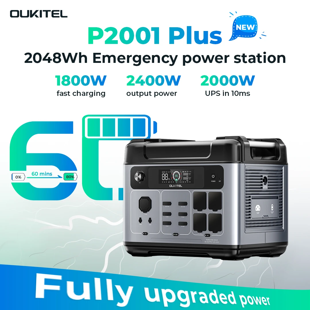 P2001 PLUS 2400W Pembangkit Li - Solar Generator ulasan dan harga