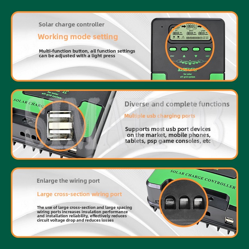 Pengontrol Pengisian Daya Sury - Charge Controller Solar ulasan dan harga