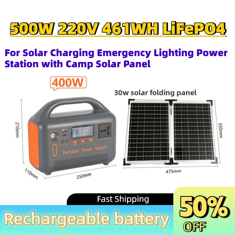 Power Bank LiFePO4 500W 220V 4 - Solar Panel 200W ulasan dan harga