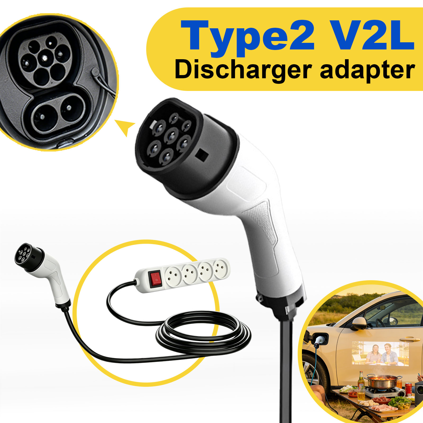 Adaptor Pengisian Daya Tipe 2  - Outdoor Power Station ulasan dan harga