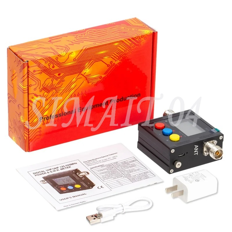 SW102 125-520MHz VHF/UHF SWR P - Energy Monitor Meter ulasan dan harga