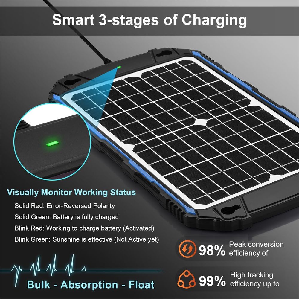 Pengisi Daya & Perawat Baterai - Solar Panel ulasan dan harga