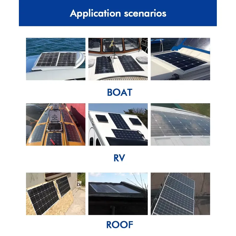 Panel Surya Fleksibel Perovski - Solar Panel 200W ulasan dan harga